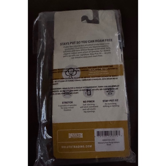 Free Range Modern Briefs Highland Cow Print Peninsula Green Women's Underwear - Picture 11 of 11